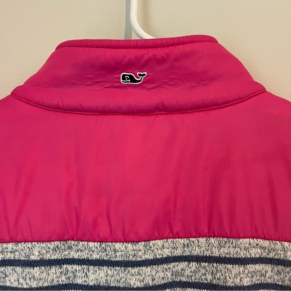 Women’s Vineyard Vines Shep Stripe Knit 1/4 zip pullover Small - Picture 5 of 7
